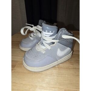 NIKE SHOES FIRST FLIGHT BABY TODDLER BOYS ATHLETIC SIZE 3C GRAY 725134 005